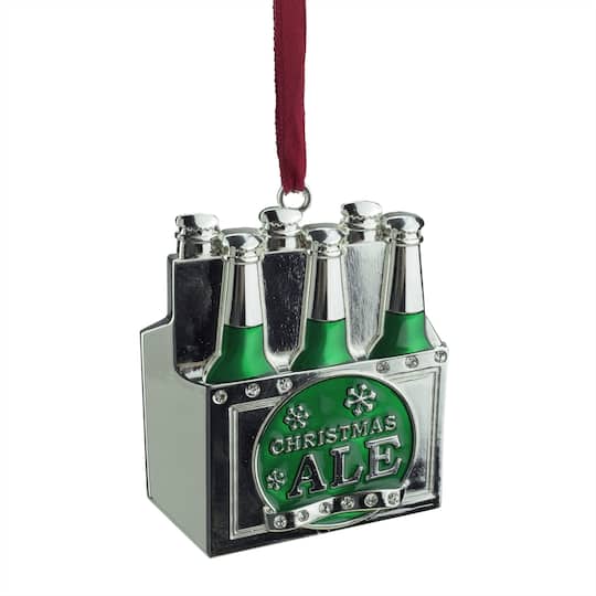 3" Christmas Ale with European Crystals Ornament